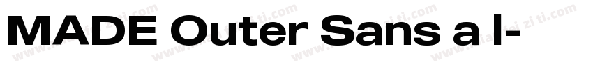 MADE Outer Sans a l字体转换